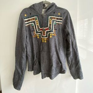 Hoodie with embroidered details